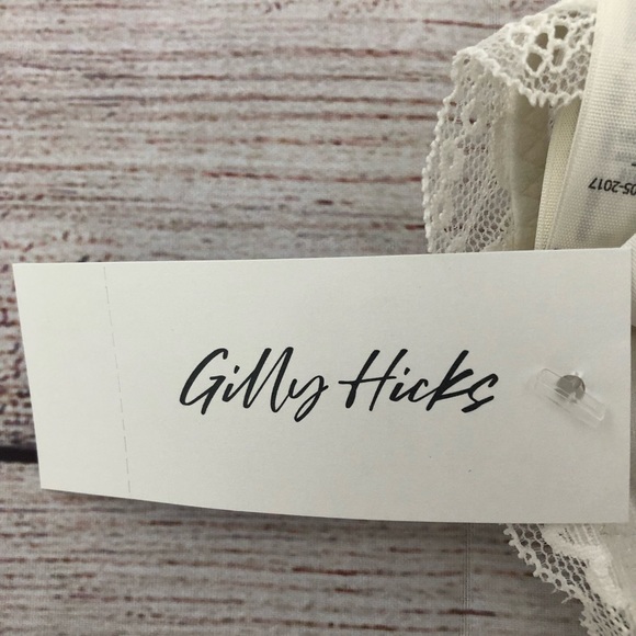 GILLY HICKS White Bralette Size Small - Picture 5 of 5